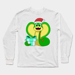 Snake Christmas Package Long Sleeve T-Shirt